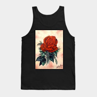 Red Rose Tank Top